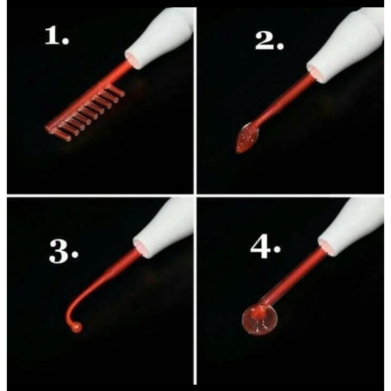 kaca hf alat facial sparepart alat high frekuensi