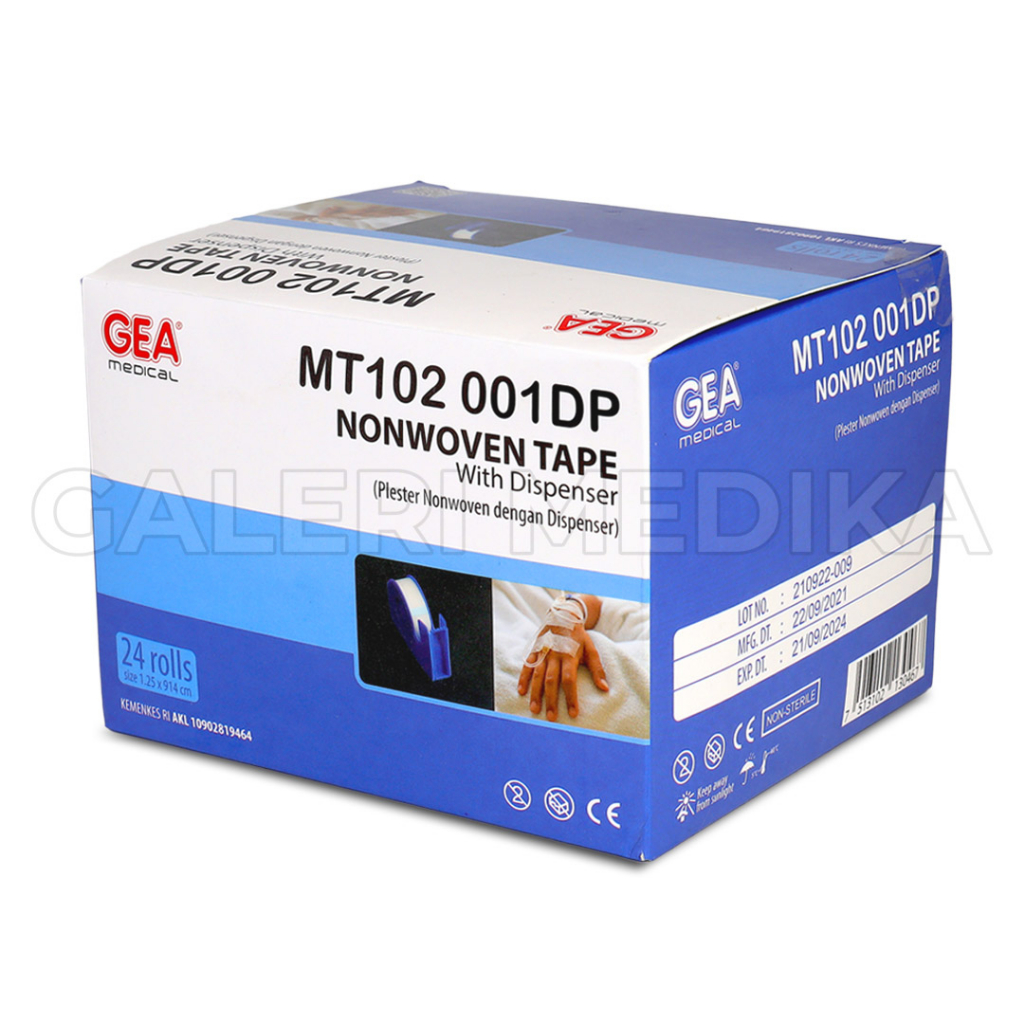 Micropore 0.5 inch GEA Non Woven Tape MT102 001DP (Satuan)