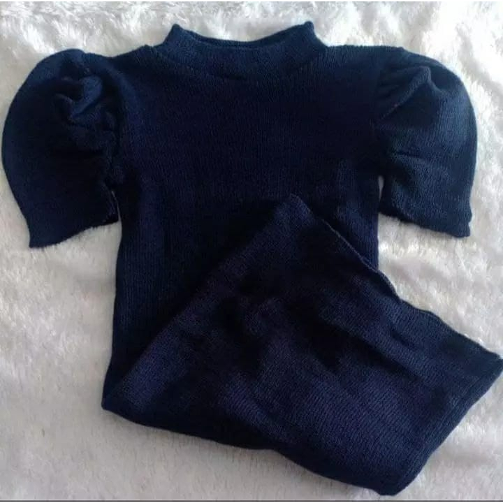 dres baju anak perempuan lengan balon