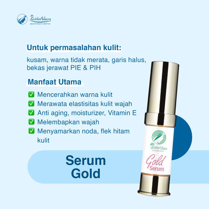 Keisha Almera Skincare || Serum GOLD