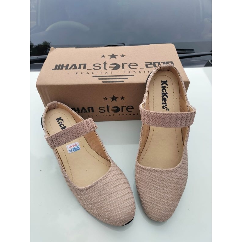 flatshoes rajut Kickers wanita // flatshoes Wanita// slop rajut Kickers wanita