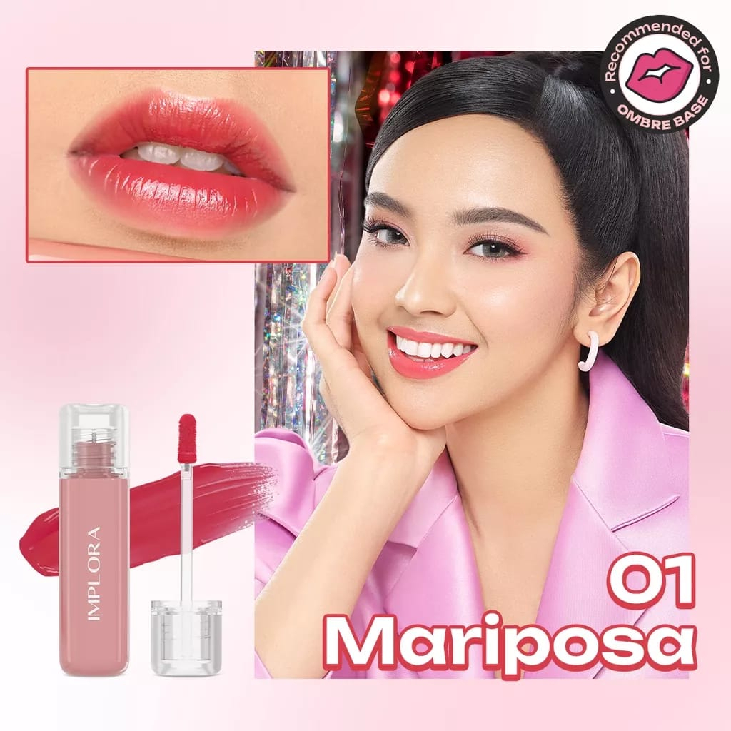 LIPTINT LIP TINT JELLY IMPLORA LIPTIN GLOSSY PEMERAH BIBIR PIPI | CHEEK &amp; LIPTINT MAKEUP COSMETIC KOSMETIK