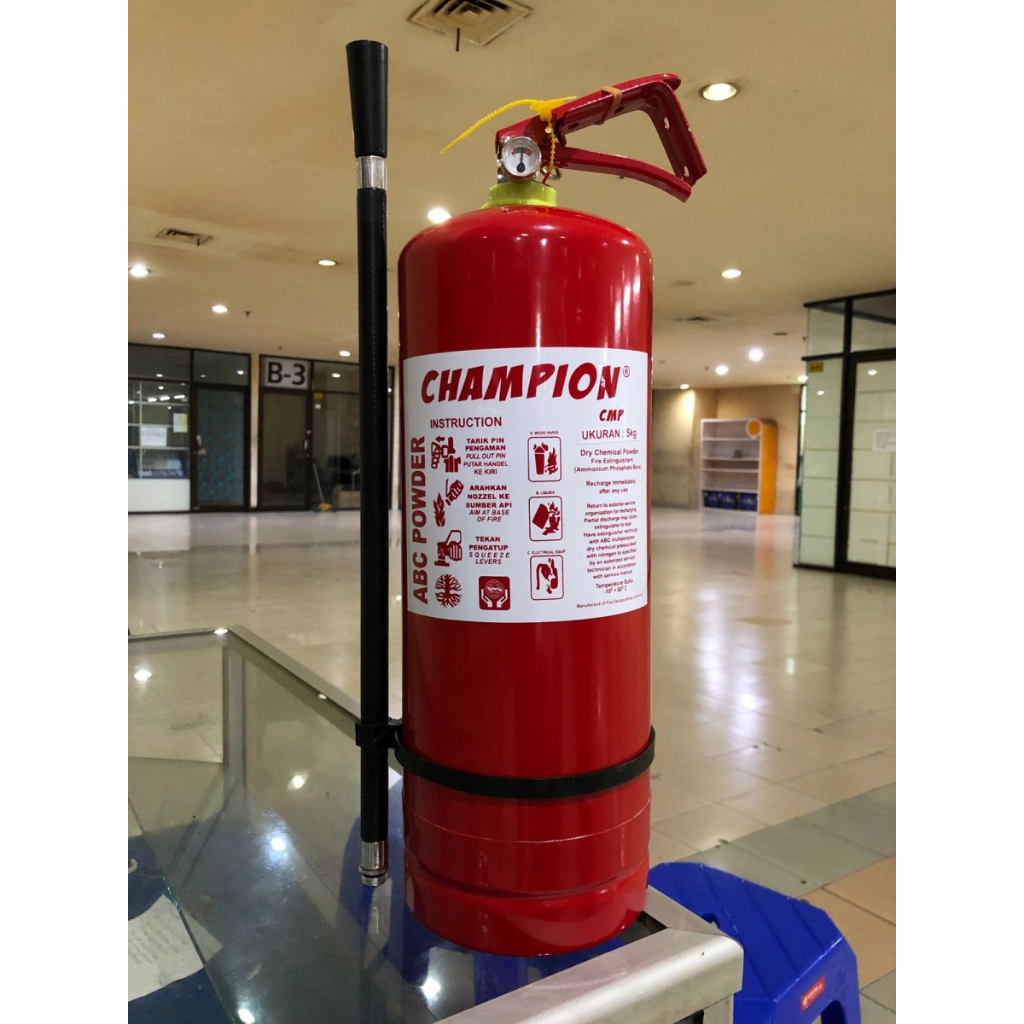 Tabung Appar Pemadam Kebakaran 3Kg / tabung pemadam Kebakaran Merk Champion Murah