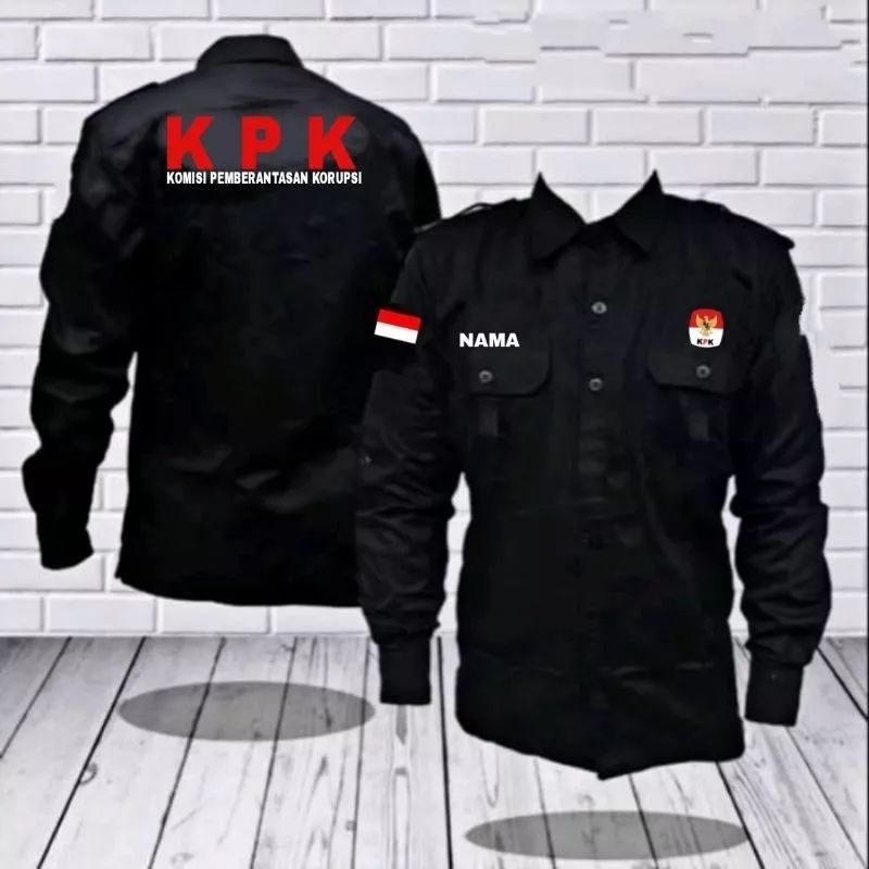 KEMEJA KPK BORDIR || SERAGAM KPK BORDIR || BAJU KPK BORDIR