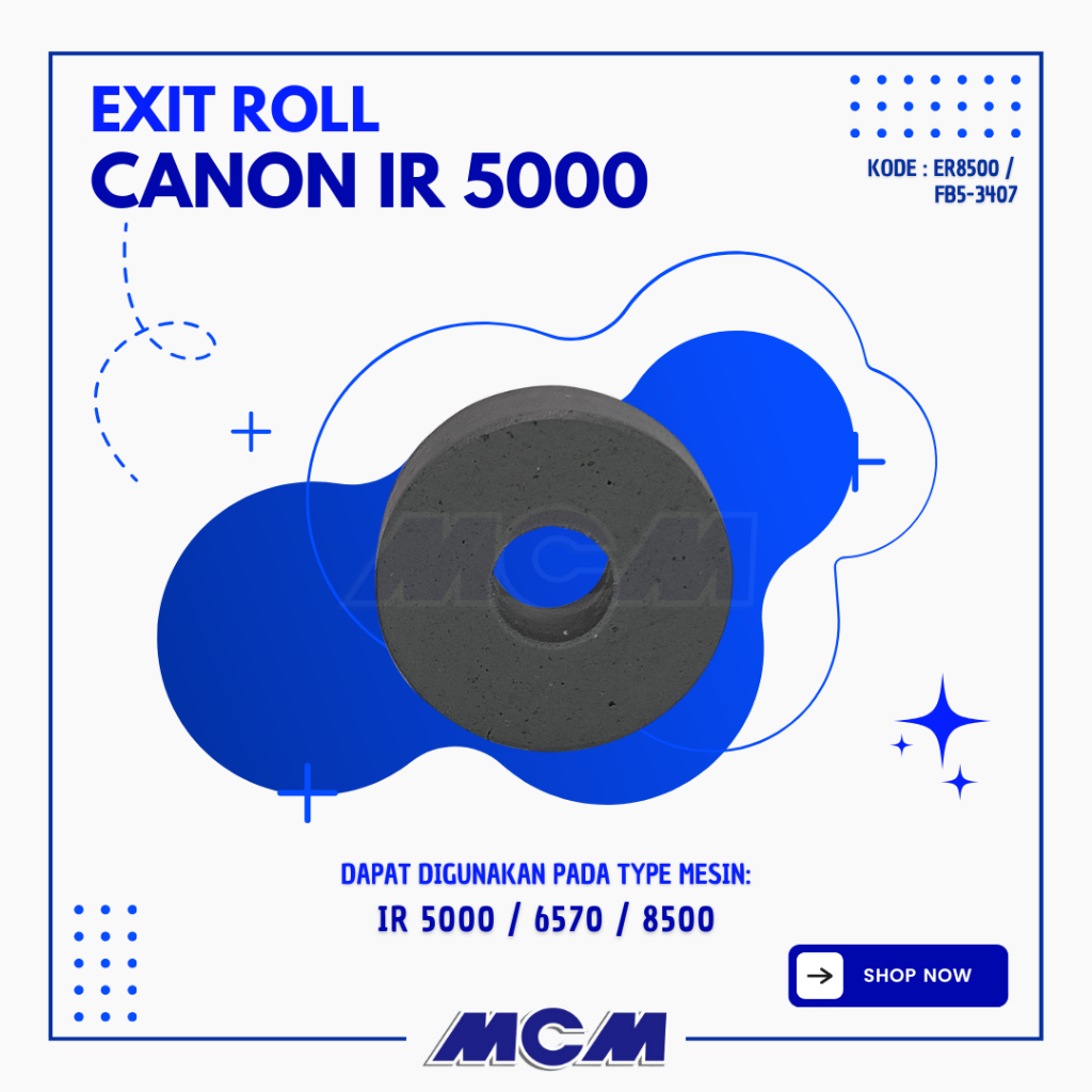 EXIT ROLL SPAREPART MESIN FOTOCOPY CANON IR 8500 6570 5000 - ER8500 (FB5-3407)