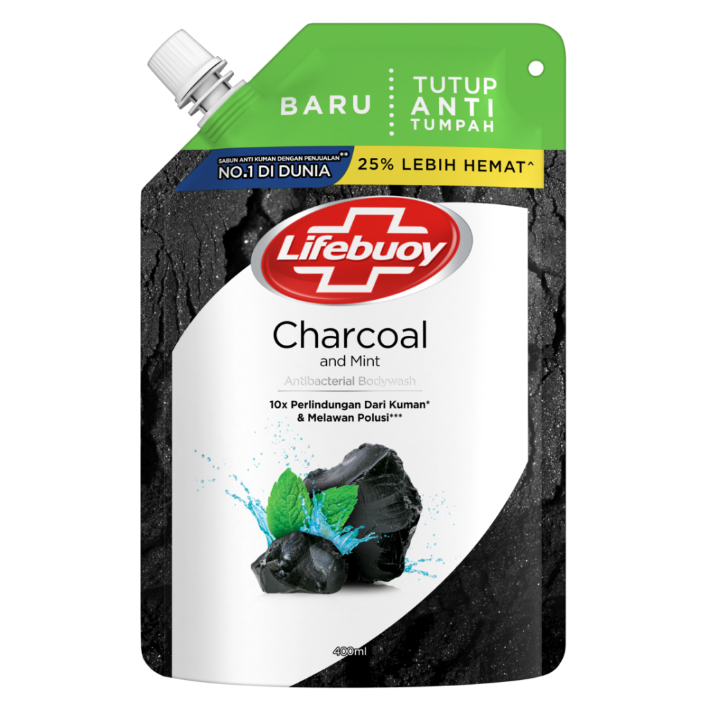 Lifebuoy Body Wash Refill Charcoal 400ml