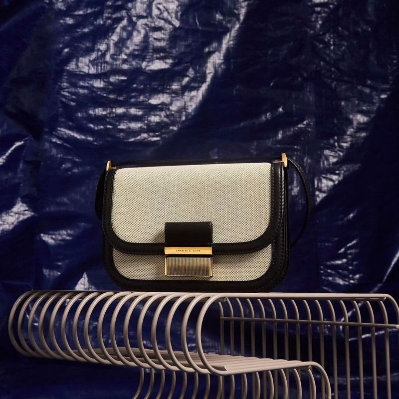 12.12 SALE | CK Charlot Bag / CK Metallic Push-Lock Crossbody Bag