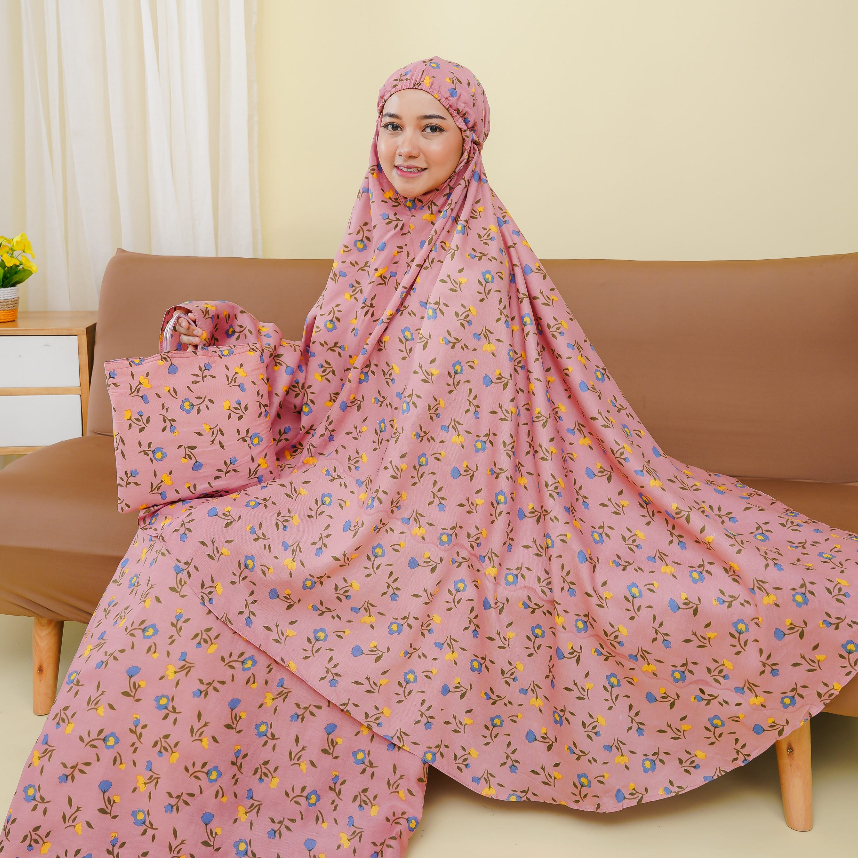 Mukena Dewasa Rayon Bali Premium ANNETHA All Over Putri Dania