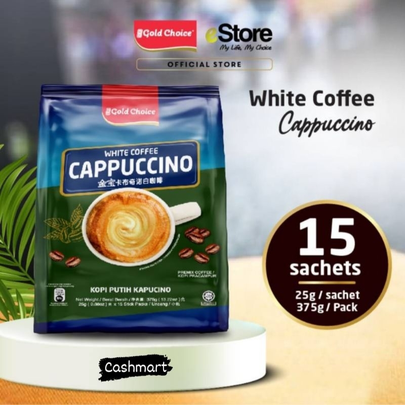 

Gold Choice White Coffee Cappucino PreMix Coffee