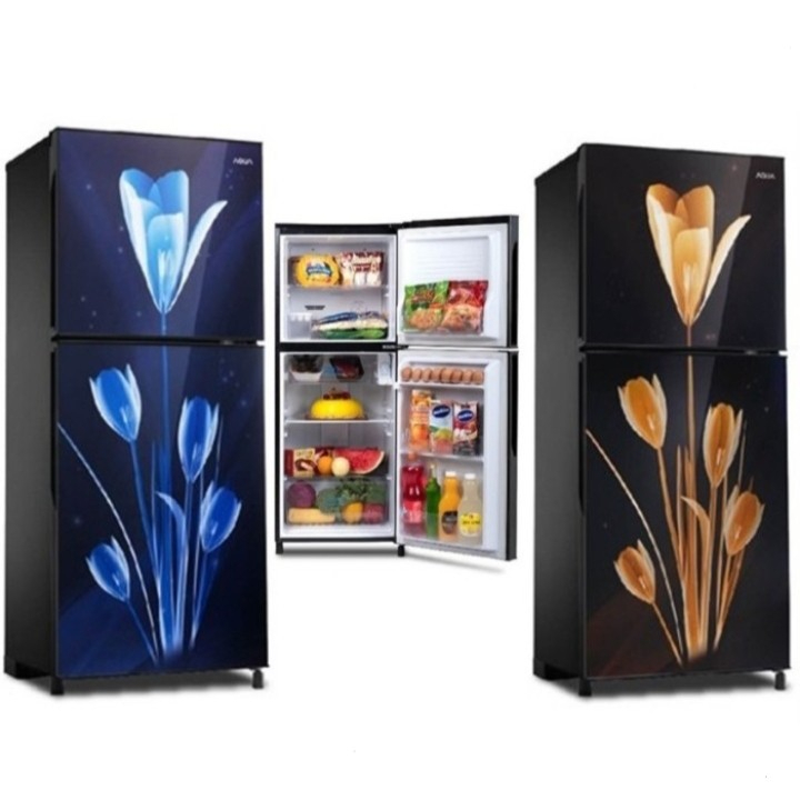 KULKAS AQUA AQR-D251LK/LB (187 LITER) 2 PINTU NO FROST TANPA SALJU