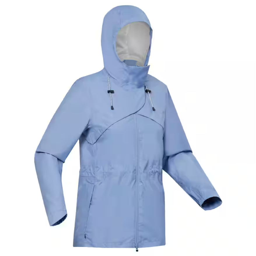 QUECHUA NH500 Jaket Mendaki Gunung Wanita Efektif Dipakai Saat Hujan