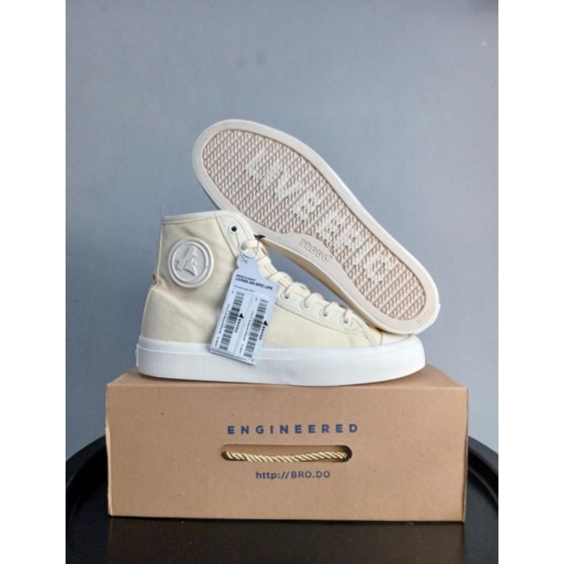 Sepatu Brodo - Vantage V2 High Natural White