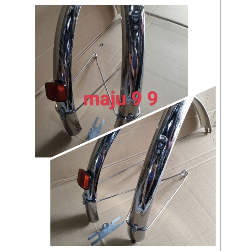 Spakbor / Slebor / Fender / Spakbor Sepeda Lipat Mini 20 inch Taiwan Chrome