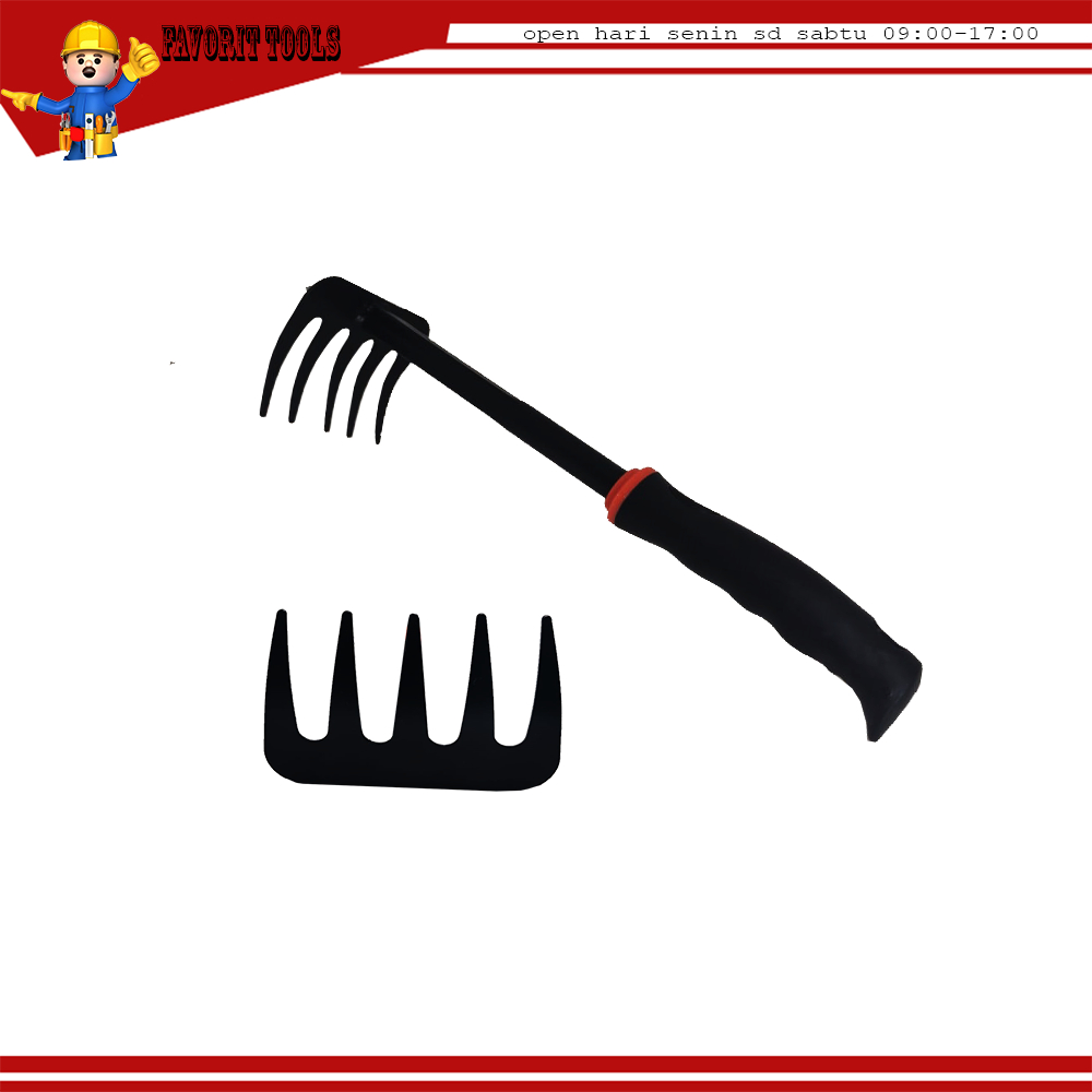 Alat Kebun Mini Garukan Tanah Garukan Tanaman Alat Berkebun