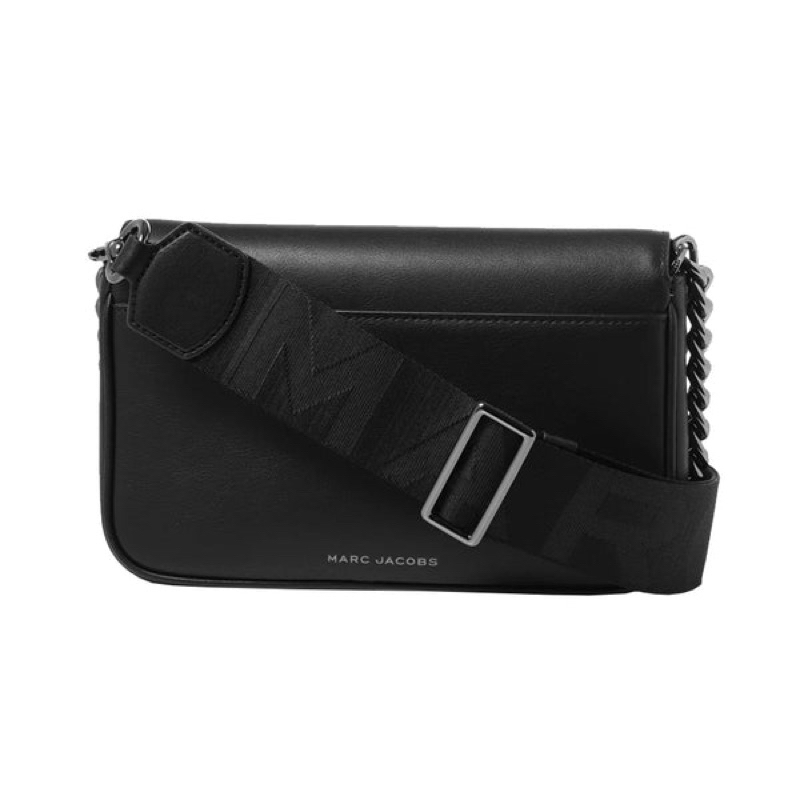 The J Soft Shoulder Bag Black Gunmetal