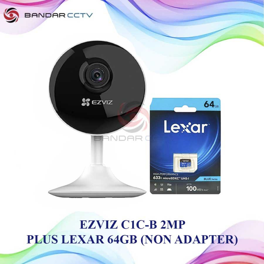 Ezviz C1C B 2MP Plus Memory Card lexar