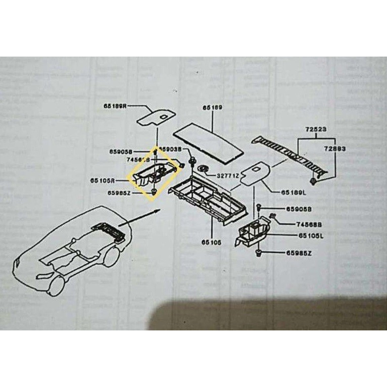 Box Cargo Bagasi Belakang Original Asli Mitsubishi All New Pajero Sport ANPS