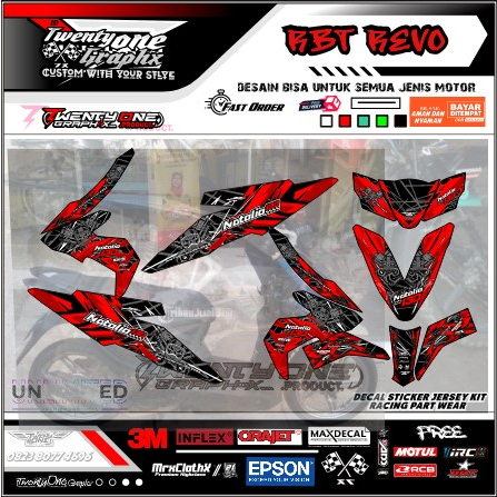 Decal Sticker Full Body BEAT FI NEW 2017 2020 Deluxe ,Street - Dekal Stiker Beat 2017 2020-2021