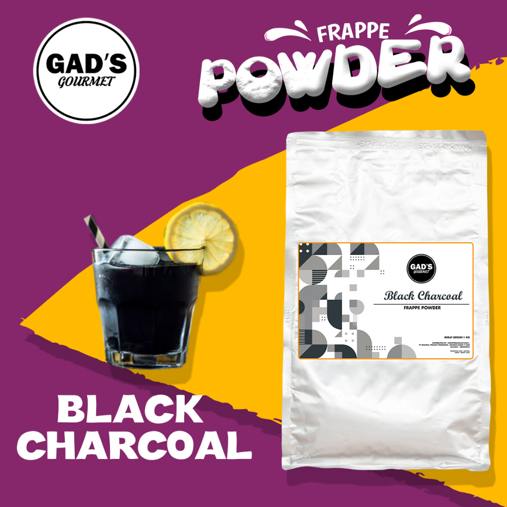 

Black Charcoal Powder Gad's Gourmet 1kg