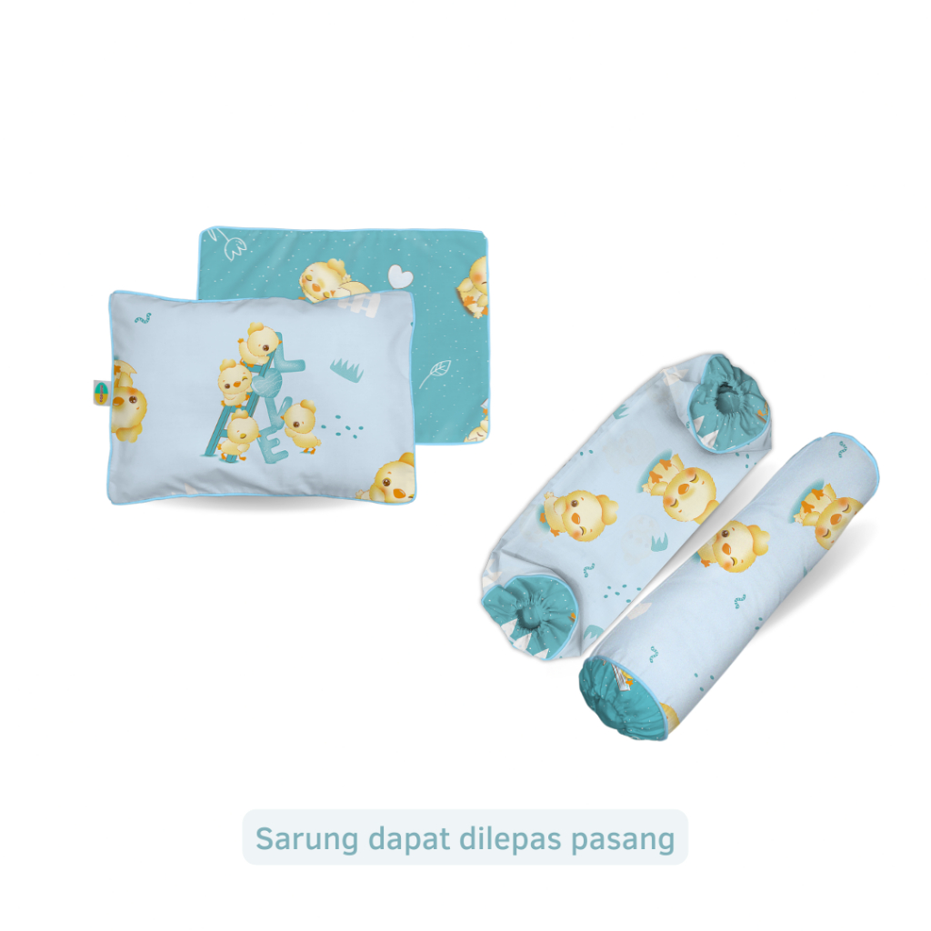 Miabebo Bantal Guling Set Bayi isi 4