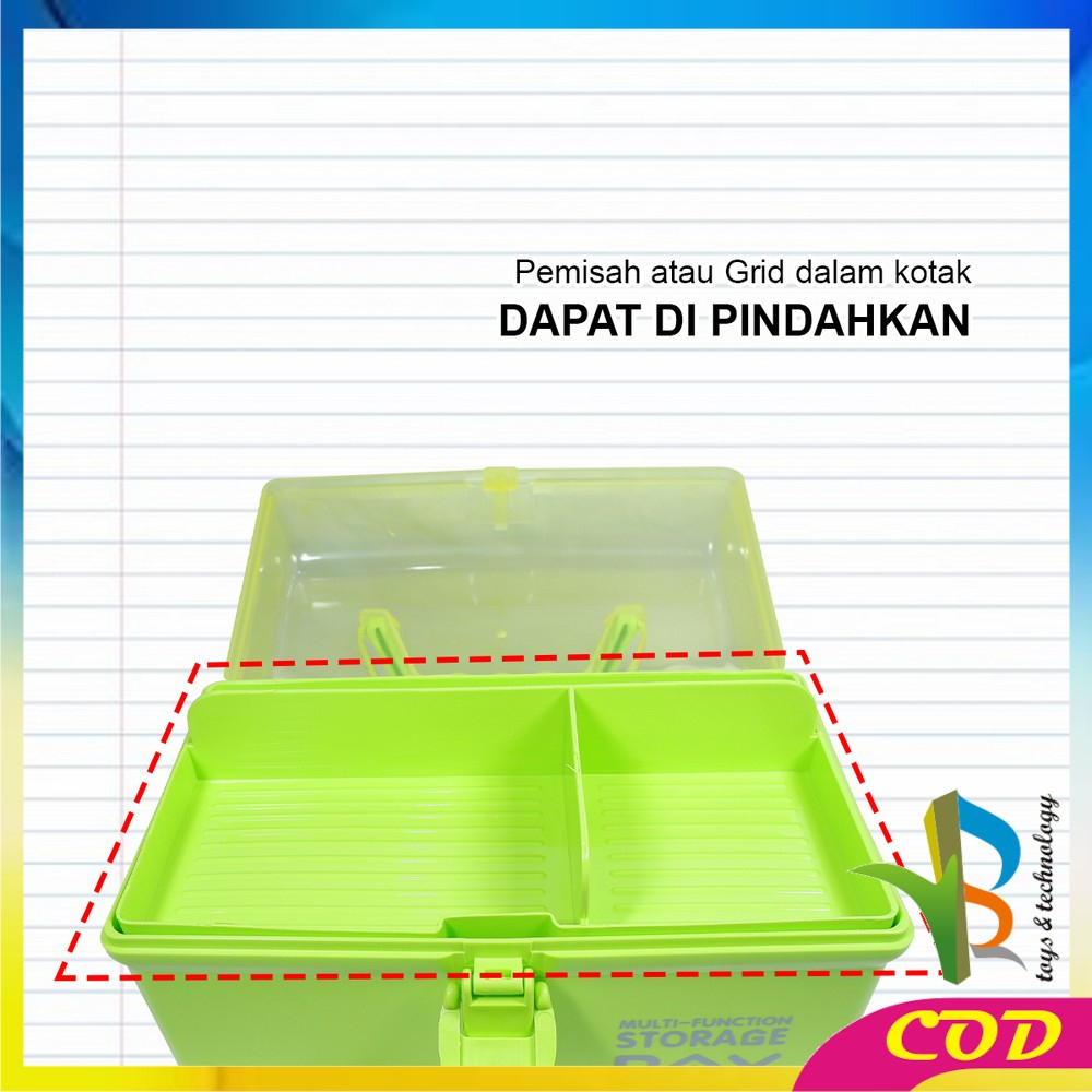 RB-C831 Tempat Kotak Penyimpanan Box Perhiasan Serbaguna Kotak Obat Tool Box / Kotak Mainan Perkakas Box Organizer Storage