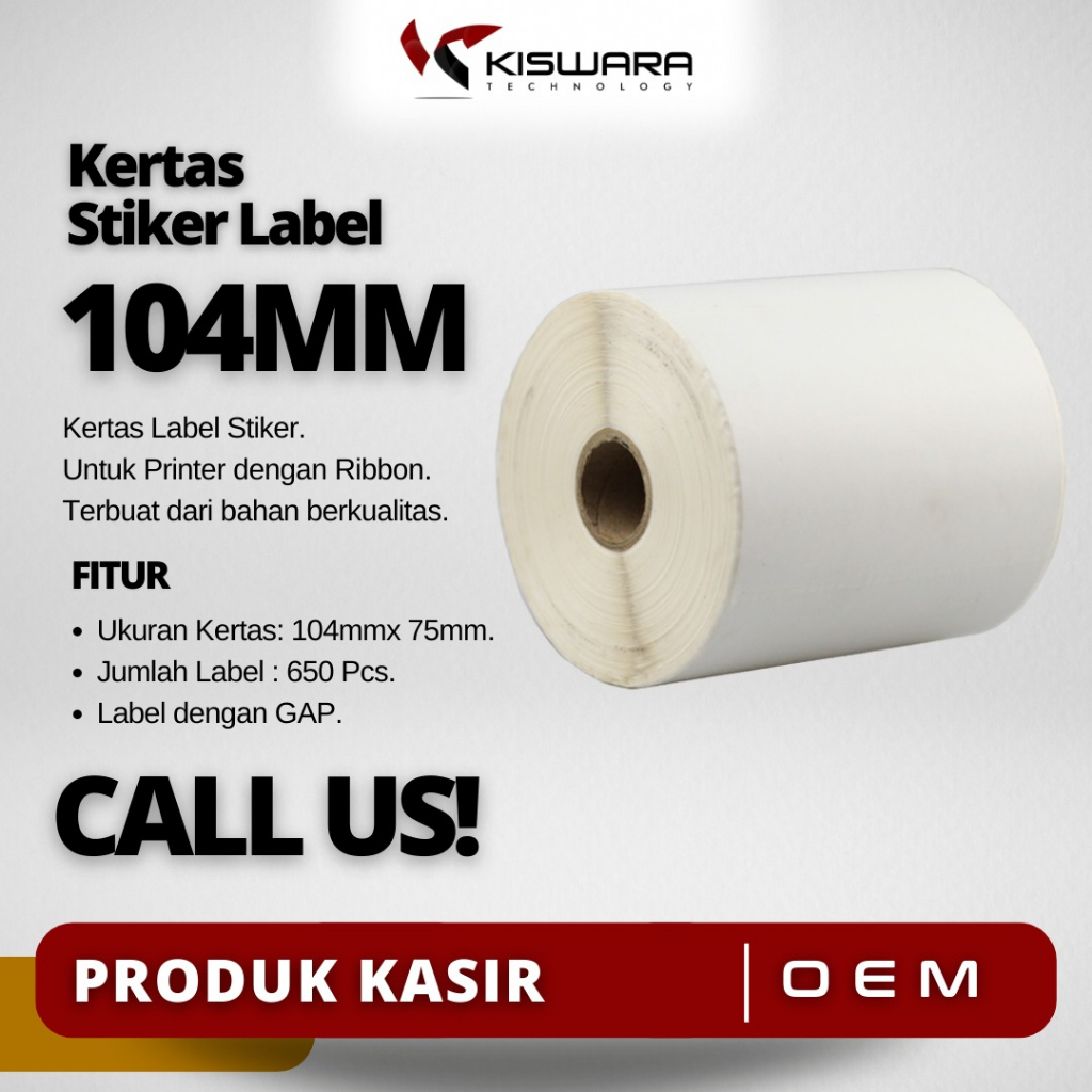 

Label Barcode 1 Kolom [104MM x 75MM] [650PCS]