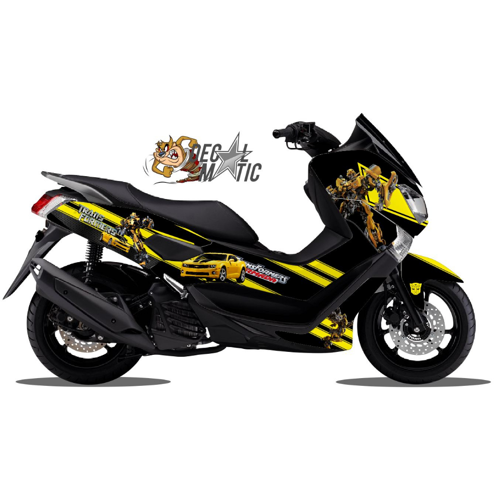 Decal Nmax 2015 2016 2017 2018 2019 Stiker FUll body Transformer bumblebee