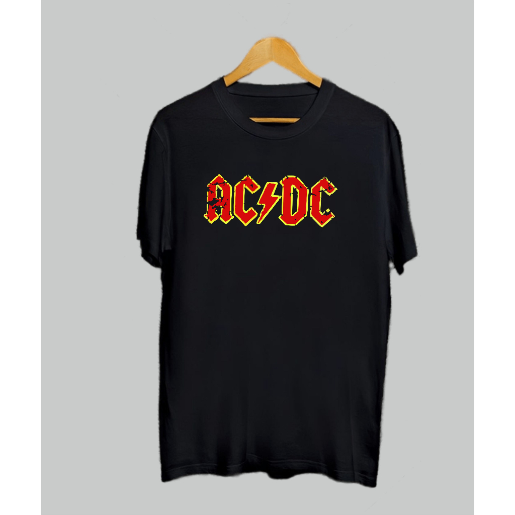 KAOS ACDC BAJU ACDC METAL ROCK BAND