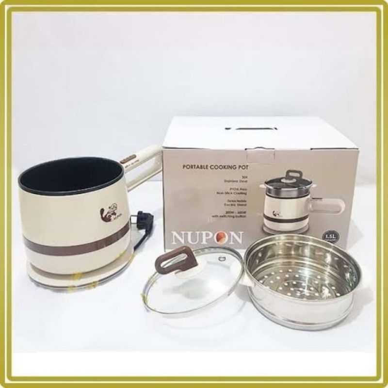 Panci Listrik Multifungsi / Panci Listrik Bahan Teflon / Panci Penggorengan Serbaguna