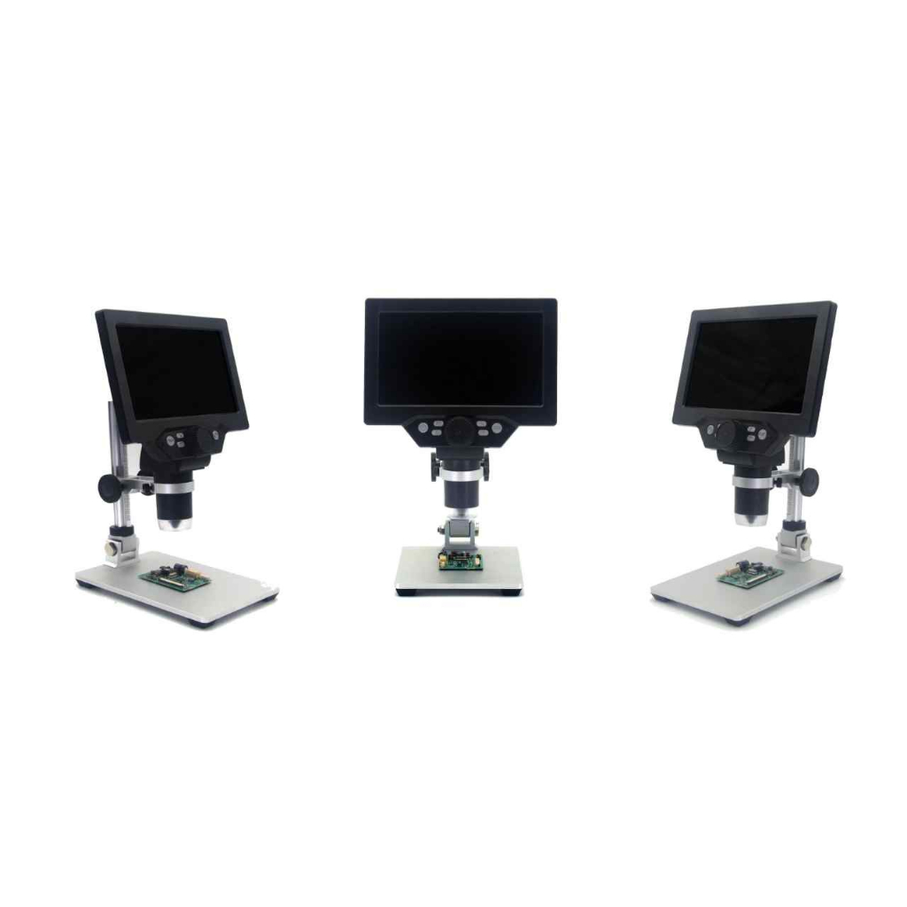 Microscope Digital G1200 Youkiloon Mikroskop plus Layar 7 in dan stand