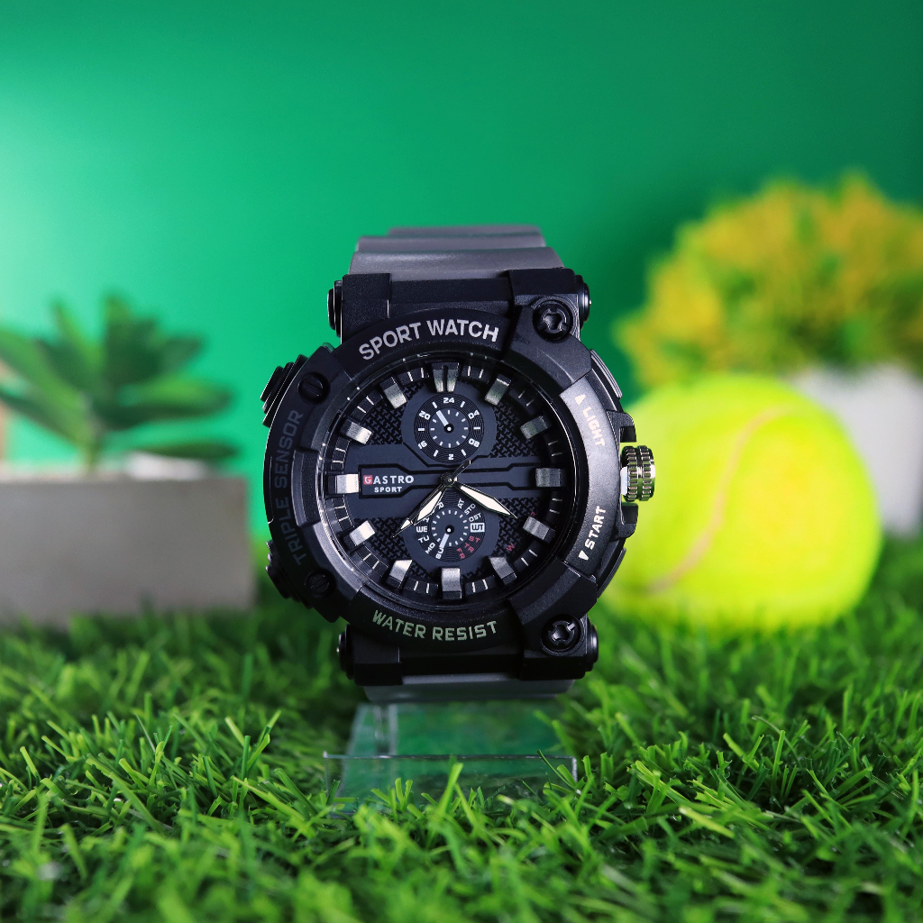 Jam Tangan Pria Sport Analog Tali Rubber