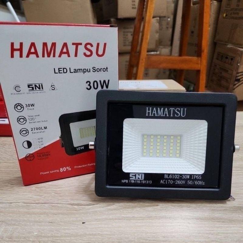 LAMPU SOROT LED 30 WATT SNI / KAP LED SOROT TEMBAK 30 WATT