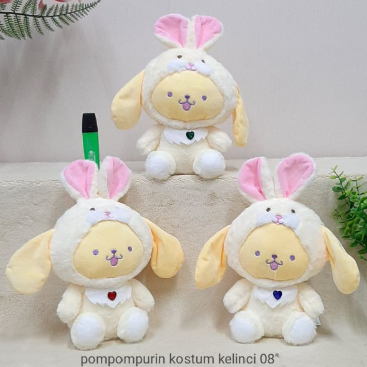 Boneka Melody, Pom2 purin Kostum Size 8&quot;/21cm/boneka karakter/boneka anak lucu/kado ultah/