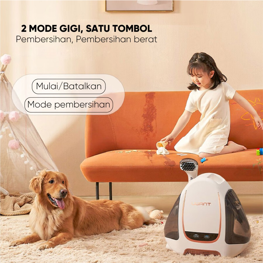 Uwant B100 Vacuum Cleaner - Vacuum Karpet Fabric Sofa Kasur