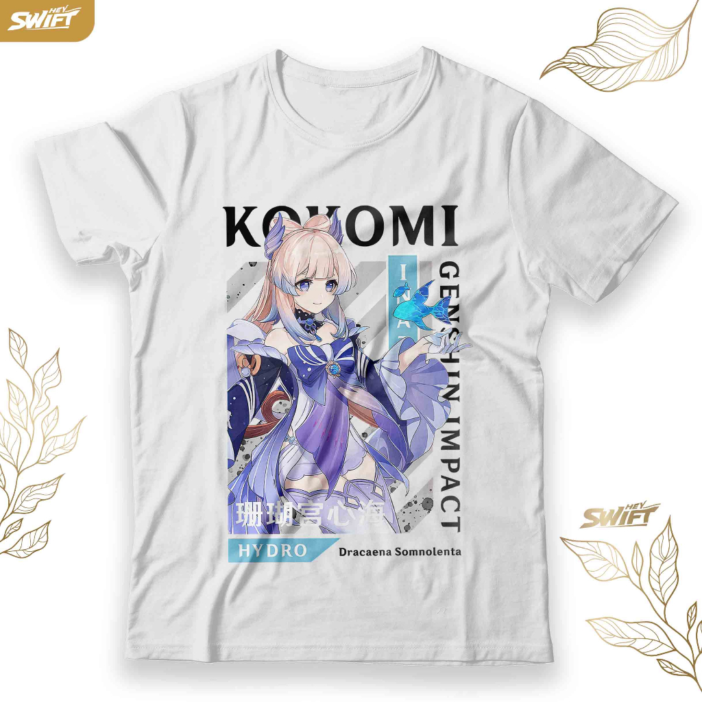 KAOS Kokomi Genshin Impact TSHIRT BAJU DISTRO
