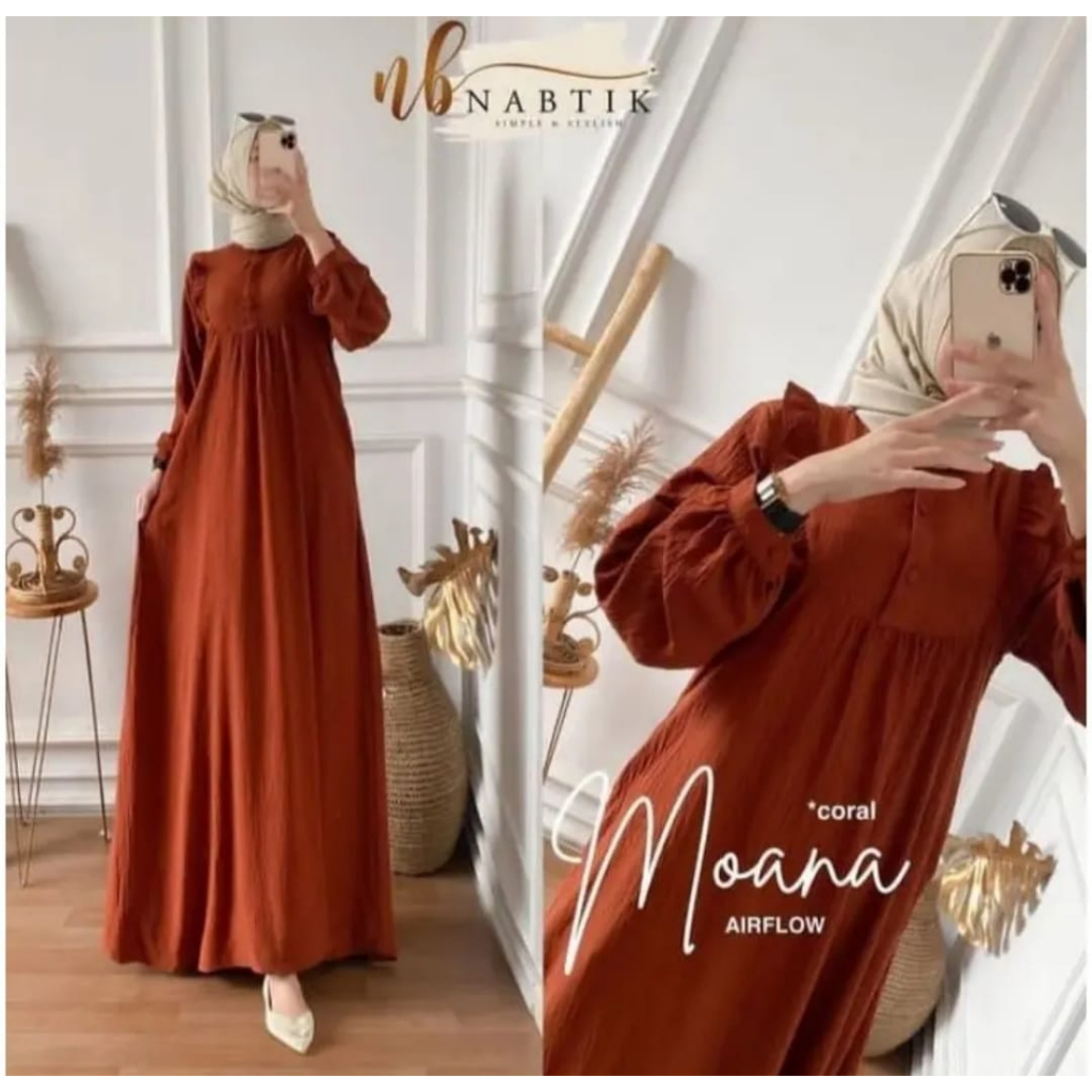 GAMIS CRINCLE DRESS TERBARU TRENN SAMA KINI / GAMIS ANITA JUMBO