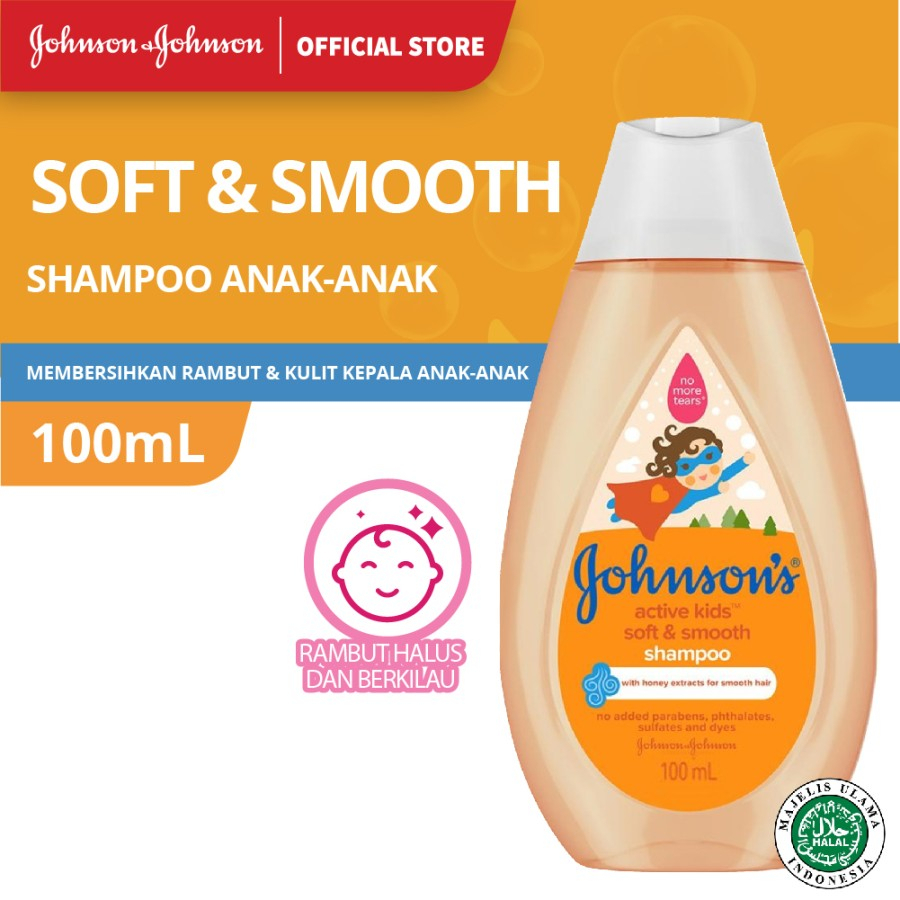 Johnson's Active Kids Clean &amp; Fresh Bath 200ml / Johnson's Active Kids Soft &amp; Smooth Shampoo 200ml