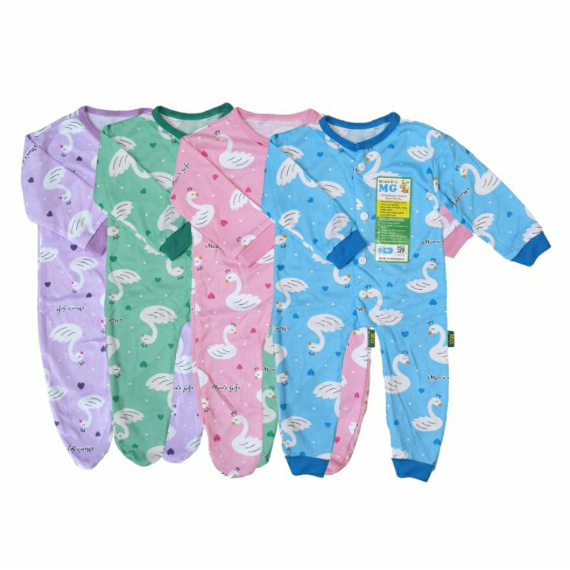 (3 Pc) Jumper Bayi Bodysuit E77 Newborn Pendek (0-6 Bulan) SNI Newborn Baju Kodok Jumper BODYSUIT