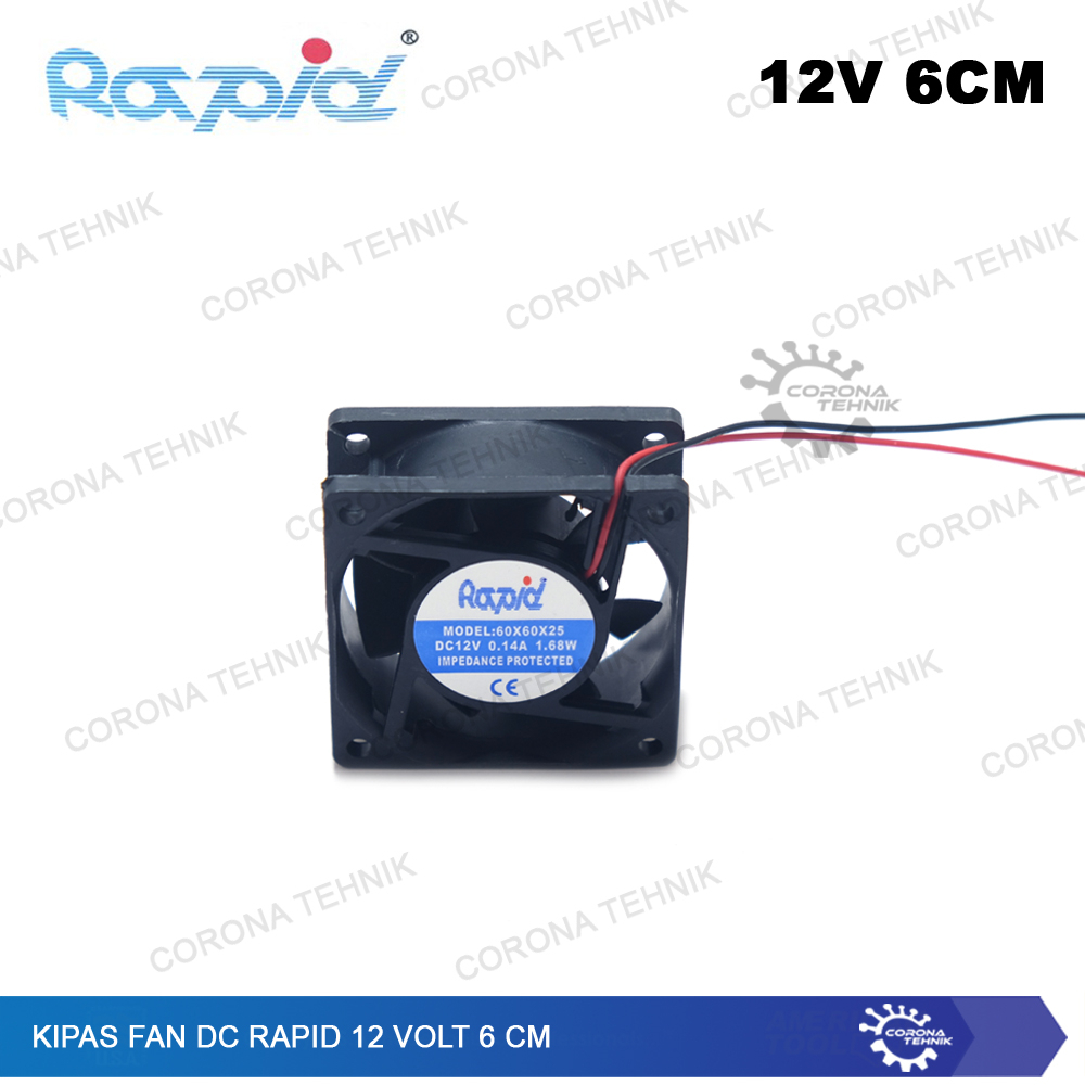 Fan DC 12 Volt Rapid 6 cm