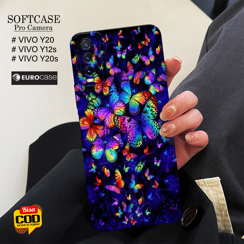Soft Case Hp Vivo Y20 / Vivo Y20s / Vivo Y12s Terbaru - Fashion Case KUPU - Casing Hp Vivo Y20 / Y20
