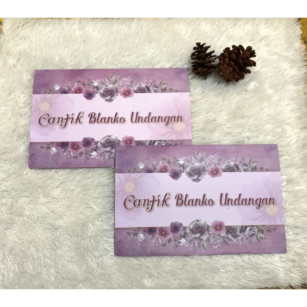 KATALOG UNDANGAN BLANGKO CINTA