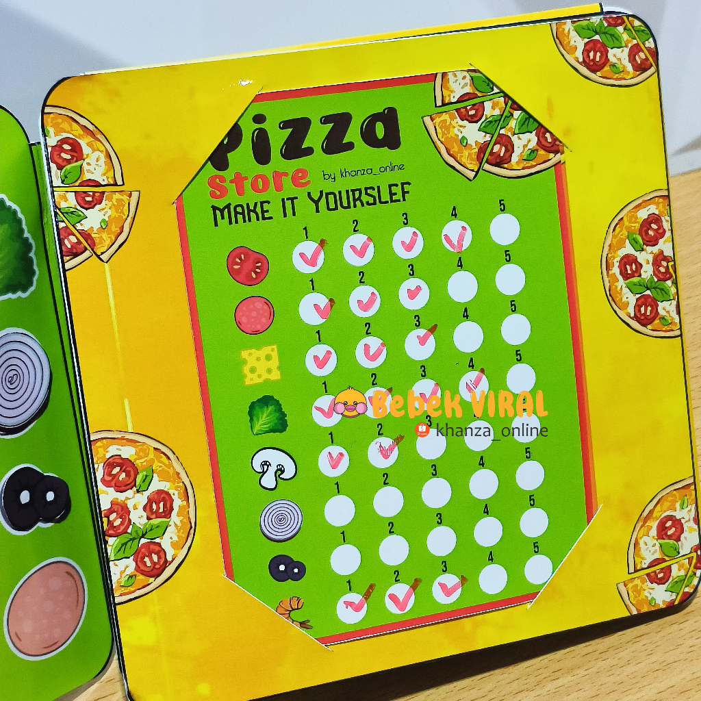 New Product - PIZZA STORE Mainan edukatif anak terbaru SUDAH DI LAMINASI ANTI AIR