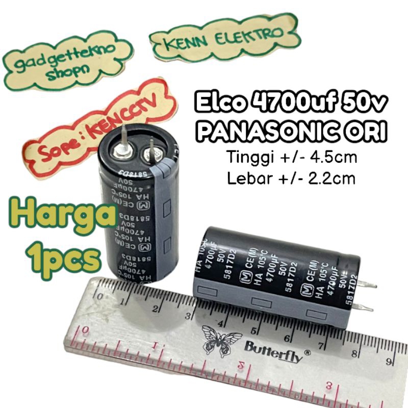 elco 4700uf 50v panasonic original