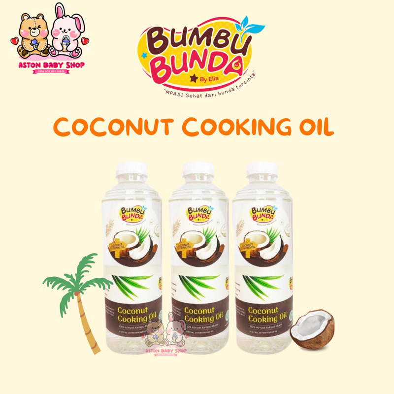 Bumbu Bunda Elia Coconut Cooking Oil 500 ml Minyak Mpasi