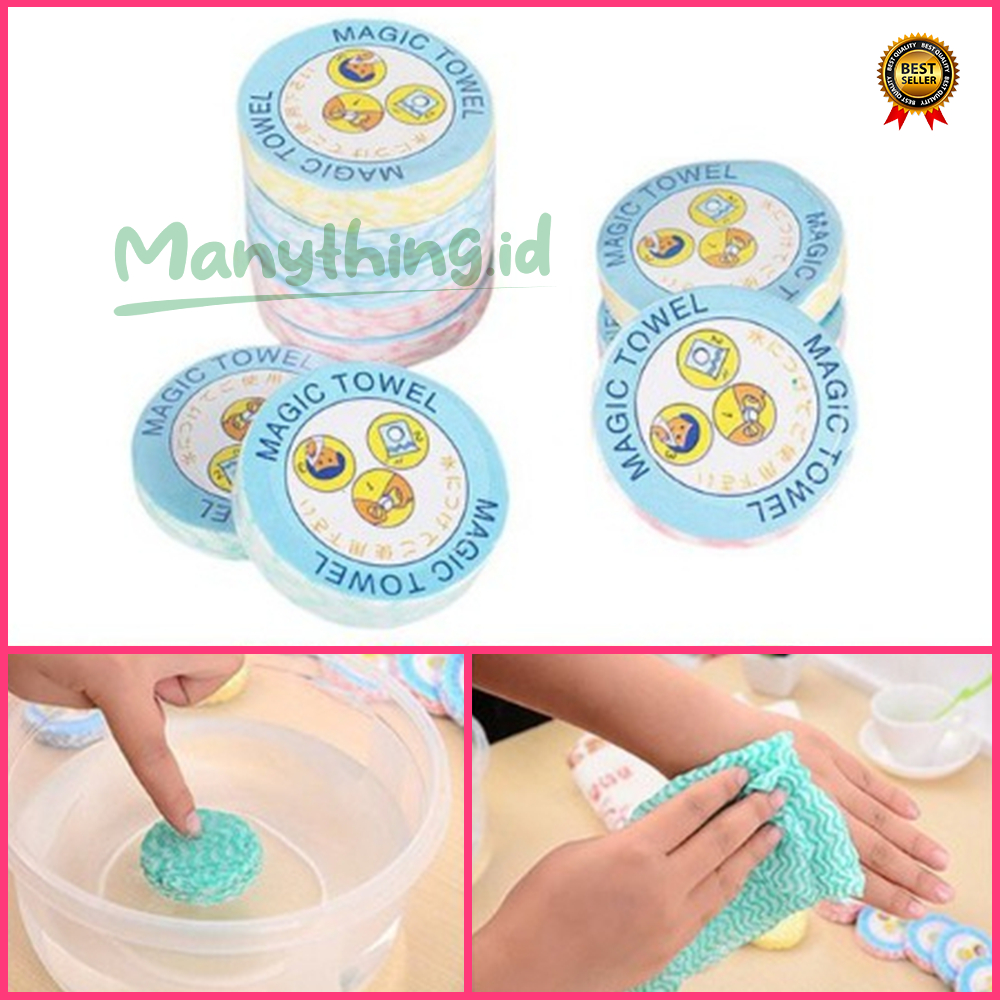 [Checkout Rp1000]MAGIC TOWEL COMPRESSED / HANDUK PENYERAP SERBAGUNA / HANDUK KECIL MINI