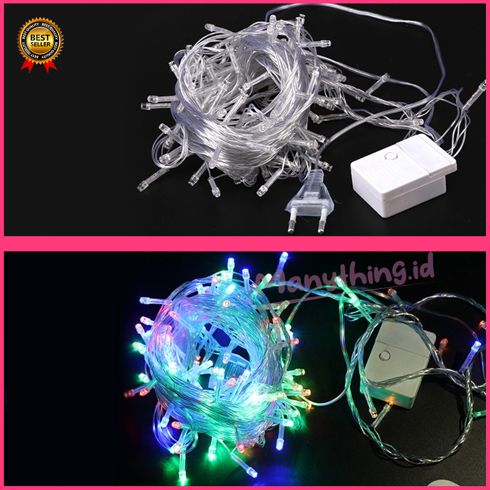 Lampu Natal LED 10M allcolour / Lampu Hias / Tumblr Light #EA023