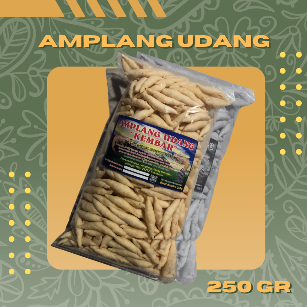 

Amplang Udang Kembar 250gram