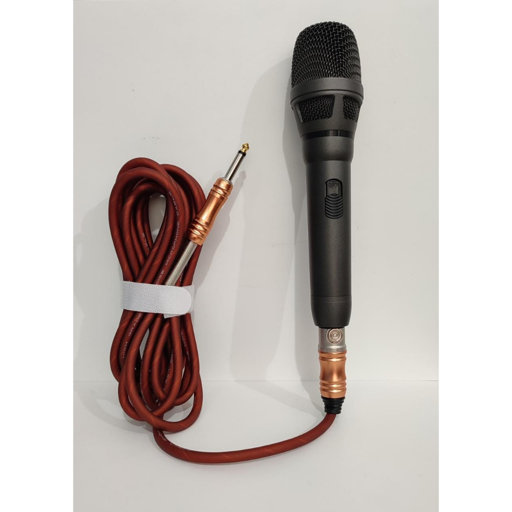 Mic Karaoke Kabel Single Profesional Dynamic Microphone Cable Premium OCEANMART Aksesoris Speaker OCEAN MART