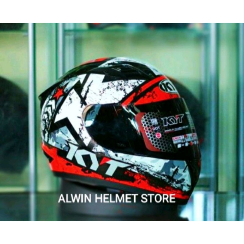 KYT R10 #3. kyt r10 black red