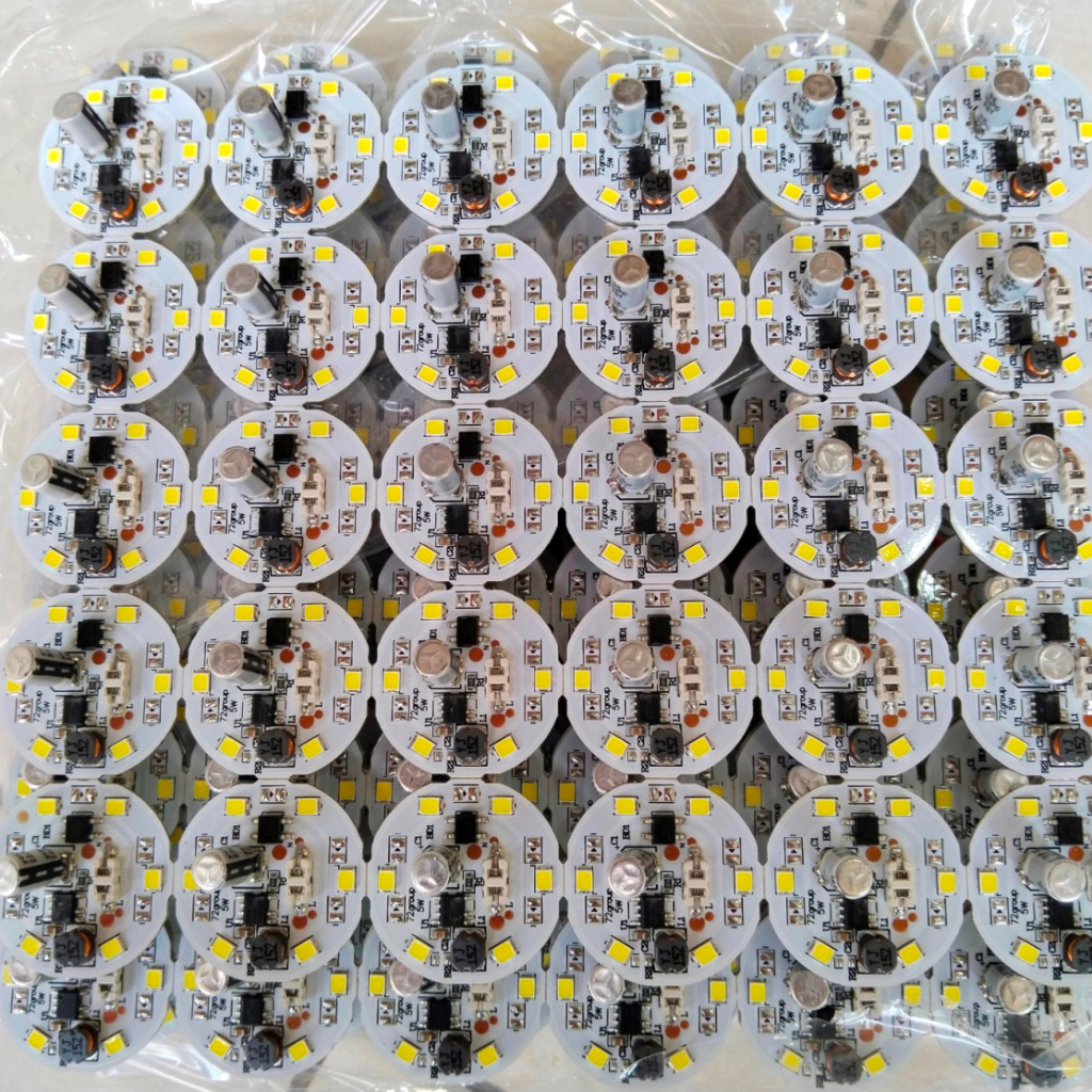 PCB LED AC Premium Watt Lengkap Mesin Lampu LED AC DOB Modul Mata Driver 5 7 9 12 15 18 20 25 30 40 Watt